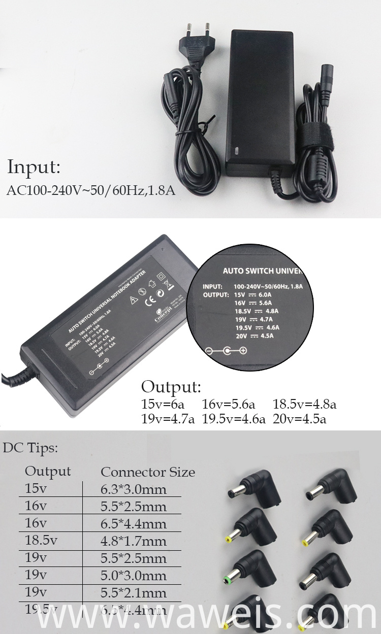 Universal laptop adapter 90w Universal laptop adapter 90w